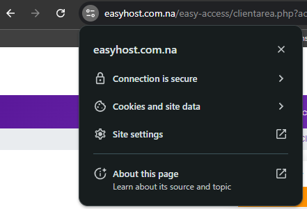 easyhost SSL example