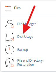 Disk usage icon